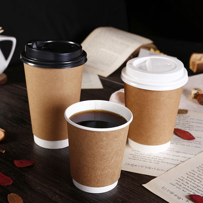 L'expresso écologique de Papier d'emballage a isolé les tasses de café de papier viables