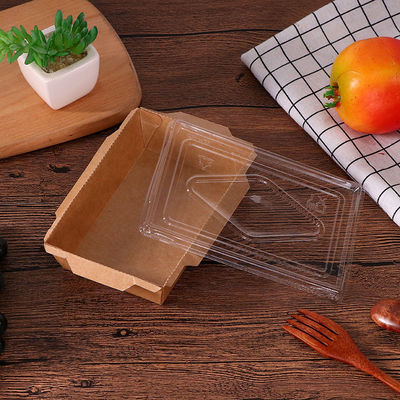 Papier jetable Bento Lunch Box des aliments de préparation rapide 1200ml emballage