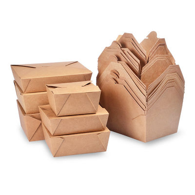 Le PLA a enduit le pique-nique Bento Lunch Boxes Flexo Printing de 337gsm Papier d'emballage